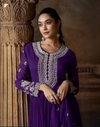 Saadgi By Sayuri Georgette With Embroidery Online Gown With Dupatta Wholesale